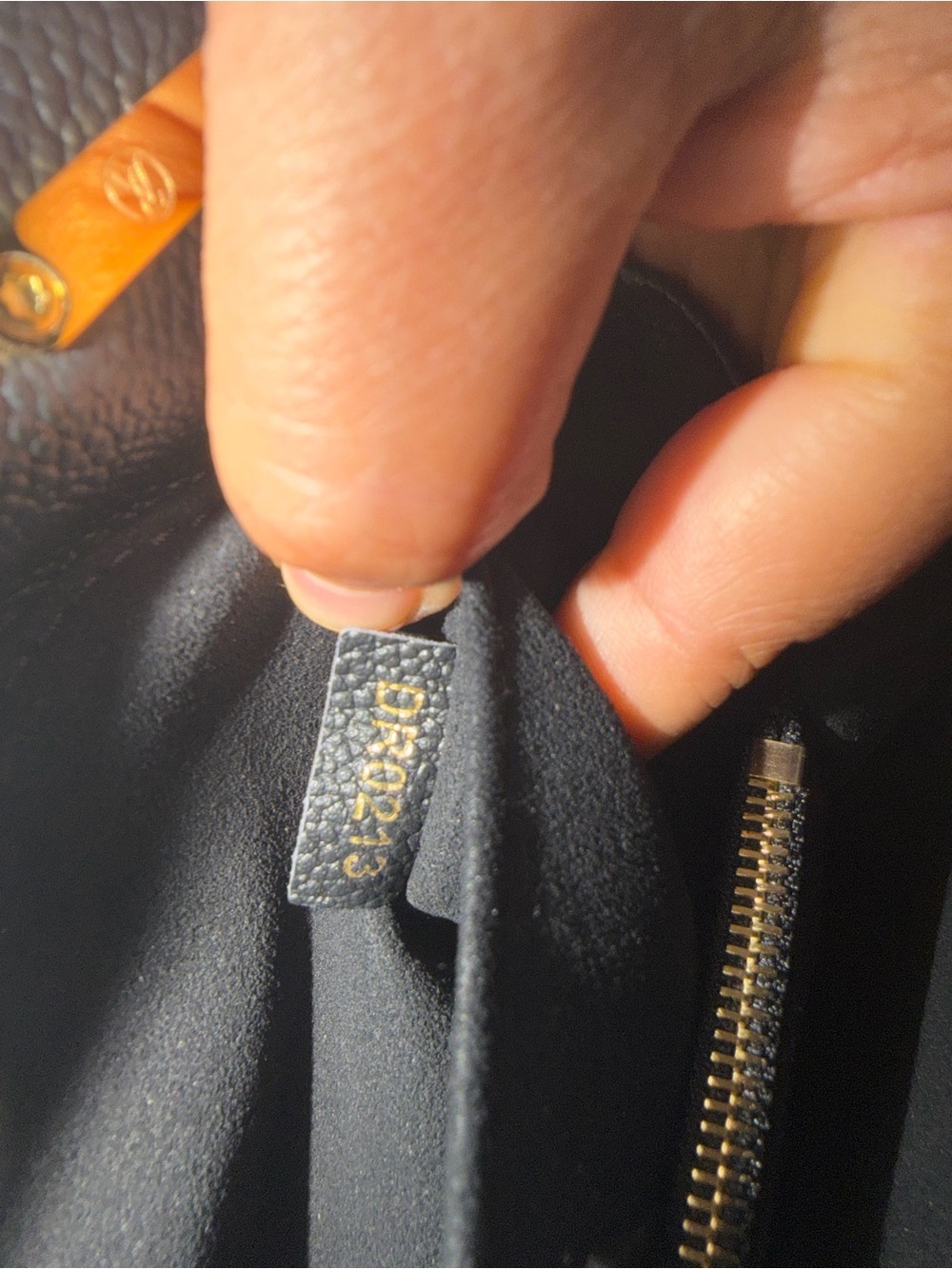 Louis Vuitton Madeleine BB Black Monogram Empreinte Leather Top Handle Bag Strap - Picture 9 of 10
